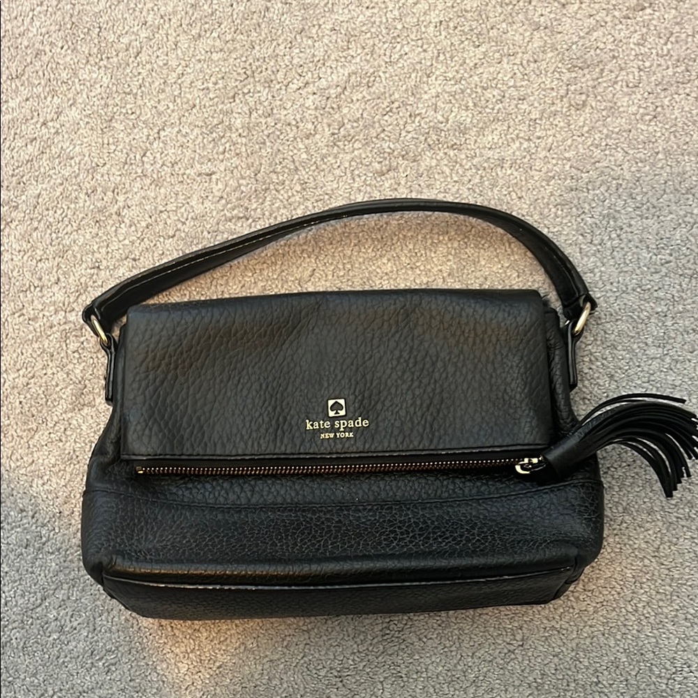Kate Spade Black Shoulder Bag with Sleek Design